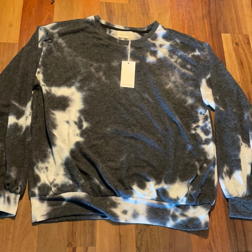 Tie dye sweatshirt.
